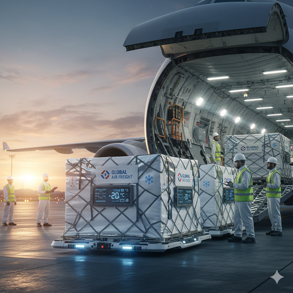 Perishable cargo cold chain handling